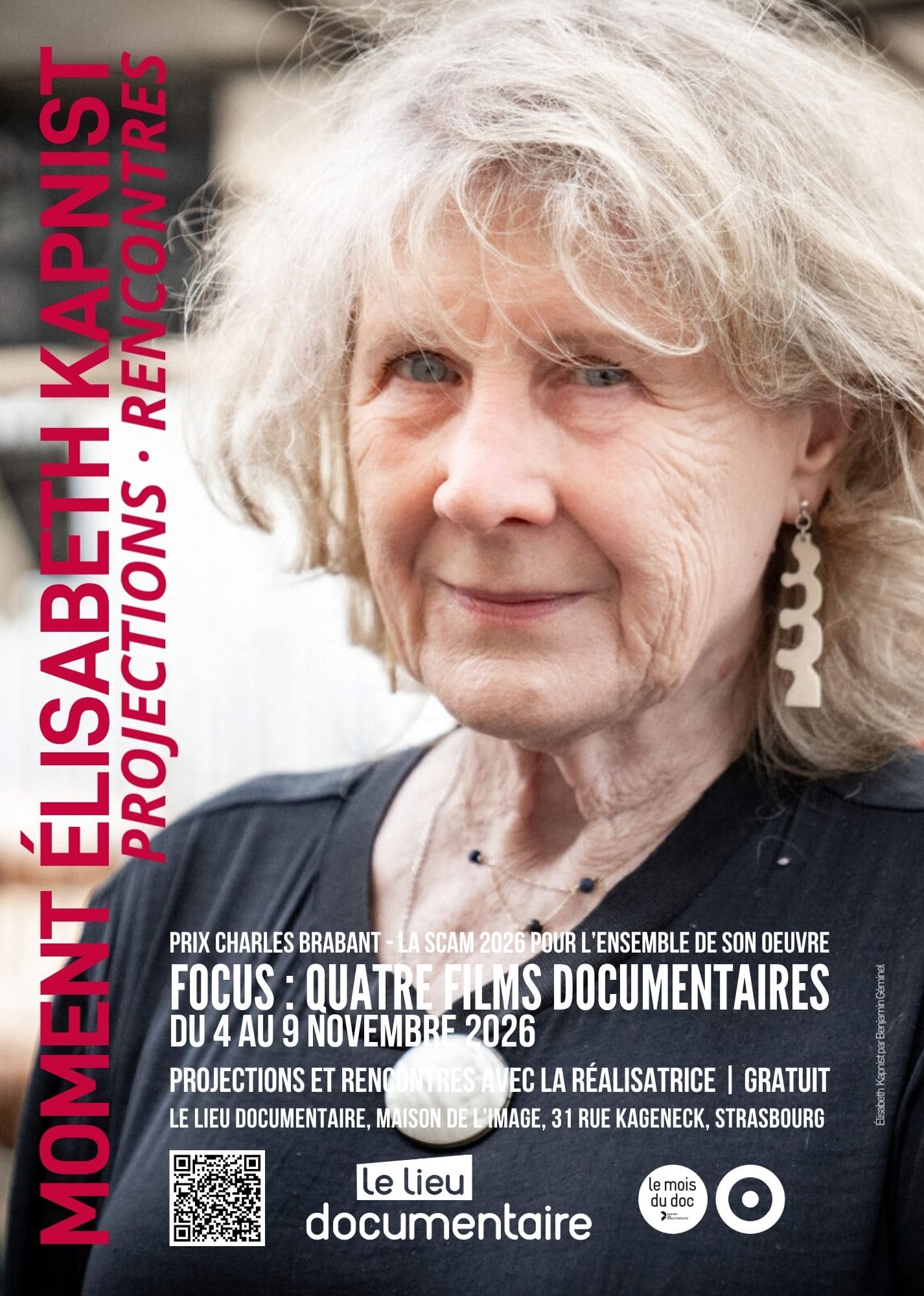 OK impression flyer Elisabeth Kapnist -le lieu documentaire - nov 2026 (154 x 216 mm)