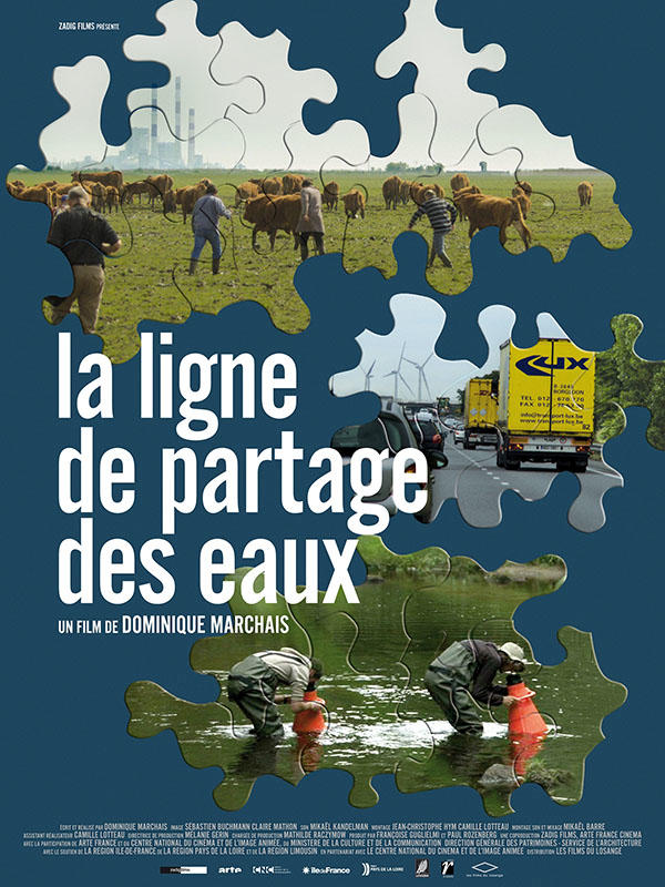 Affiche, La Ligne de partage de eaux - dominique marchais - le lieu documentaire