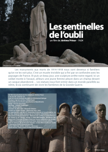 Les sentinelles de l'oubli - jérôme prieur - le lieu documentaire
