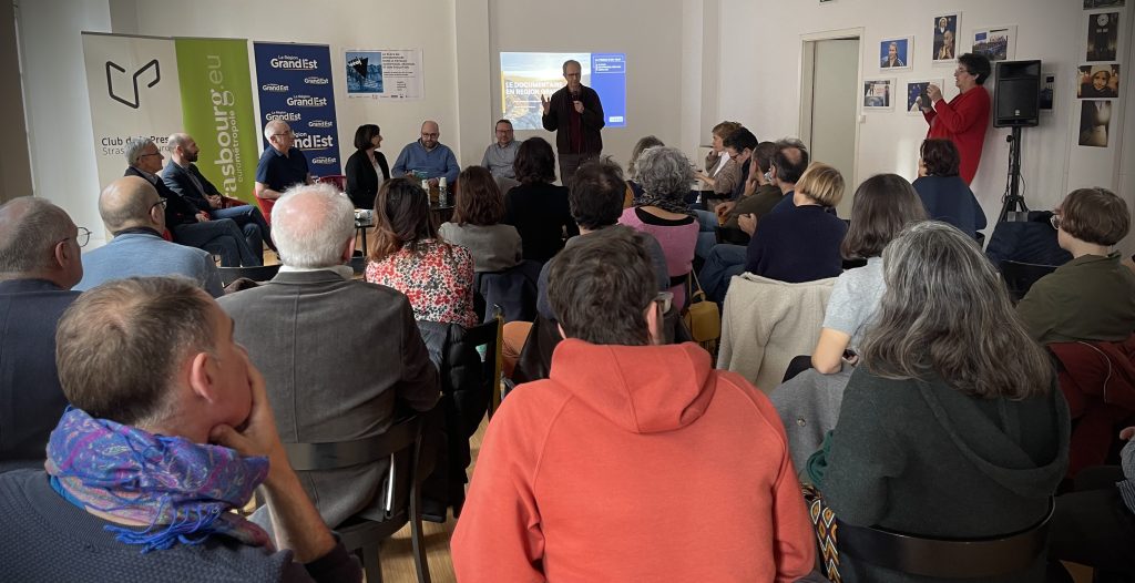 table ronde professionnelle vrai de vrai 2023 - safire grand est - le lieu documentaire - club de la presse strasbourg europe