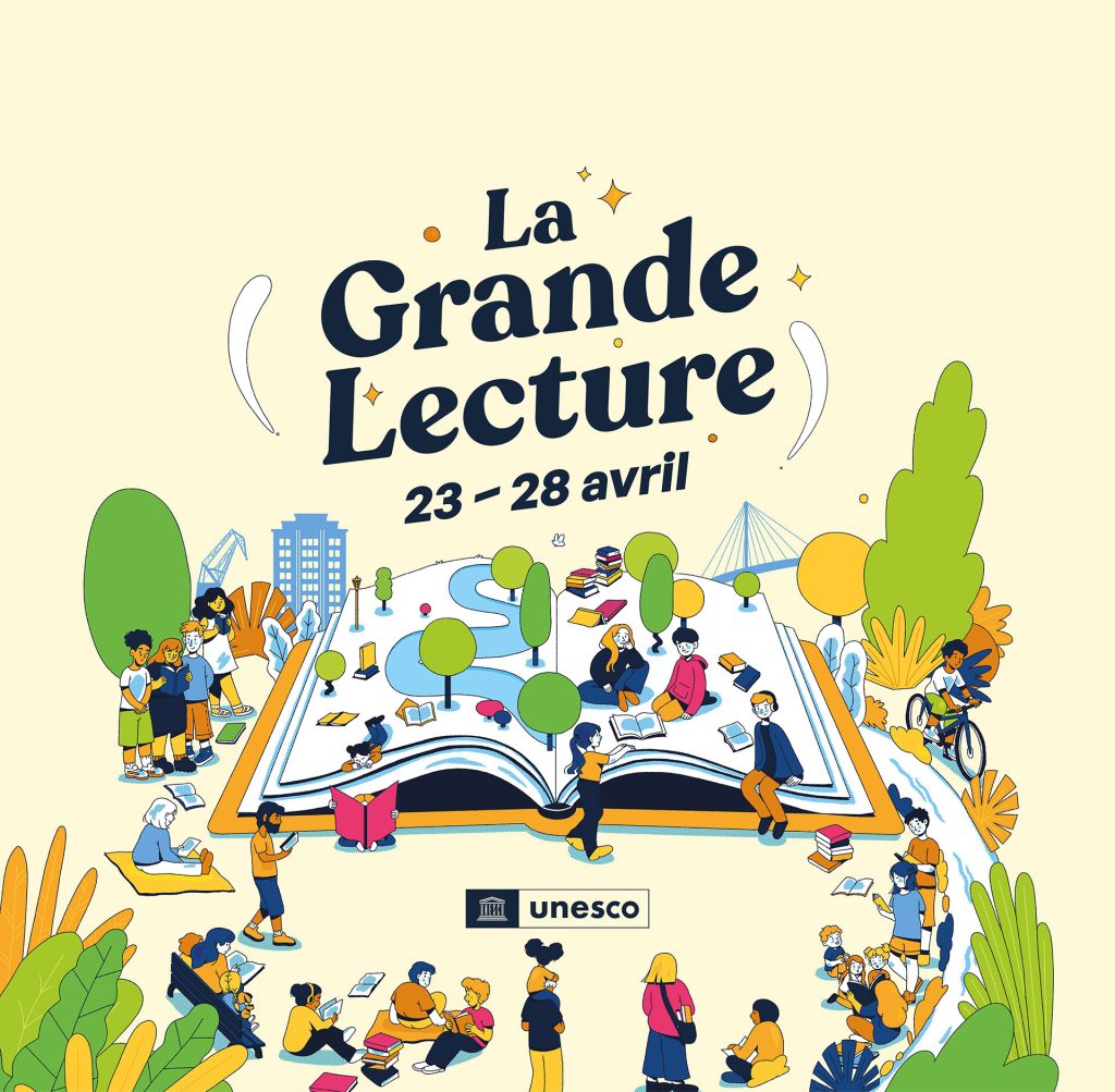 grande-lecture- strasbourg capitale mondiale du livre 2024 unesco - livre a l'ecran - lire notre monde - le lieu documentaire