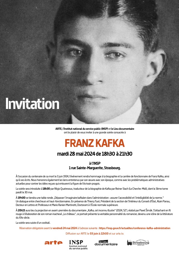 Kafka, cet inconnu illustre - Pavel Simak - arte - le lieu documentaire - strasbourg capitale du livre unesco 2024-insp