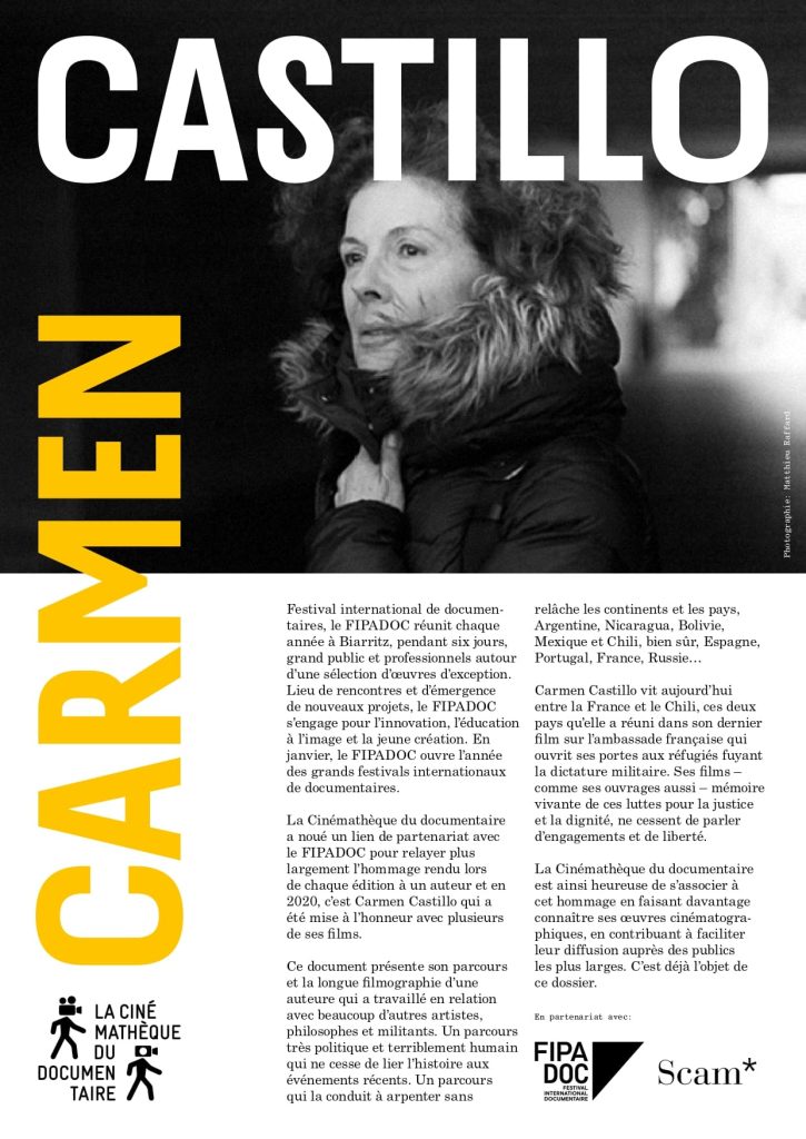 cinematheque du documentaire - livret carmen castillo - le lieu documentaire light