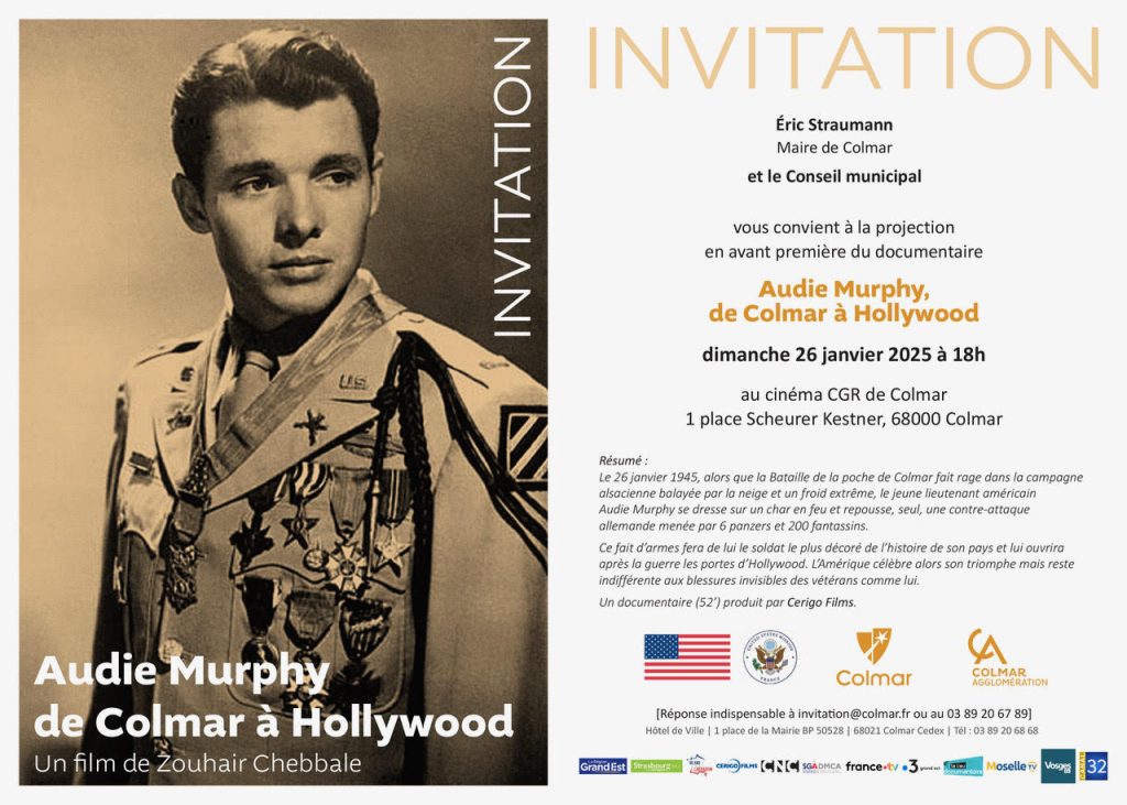 invit Colmar - audie murphy de colmar a hollywood - zouhair chebbale - le lieu documentaire - cerigo films-vdef