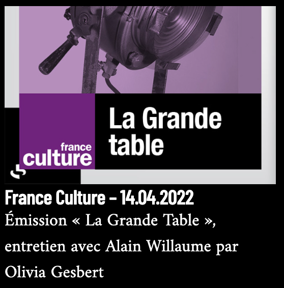 alain willaume - la grande table - france culture - olivia gesbert